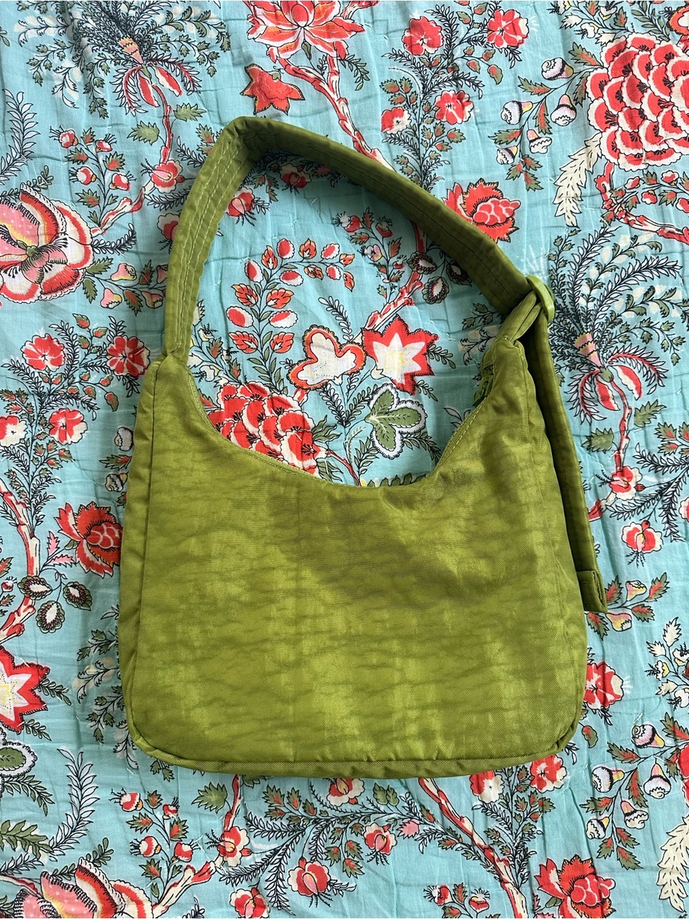 BAGGU Green Juice Mini Nylon Shoulder Bag